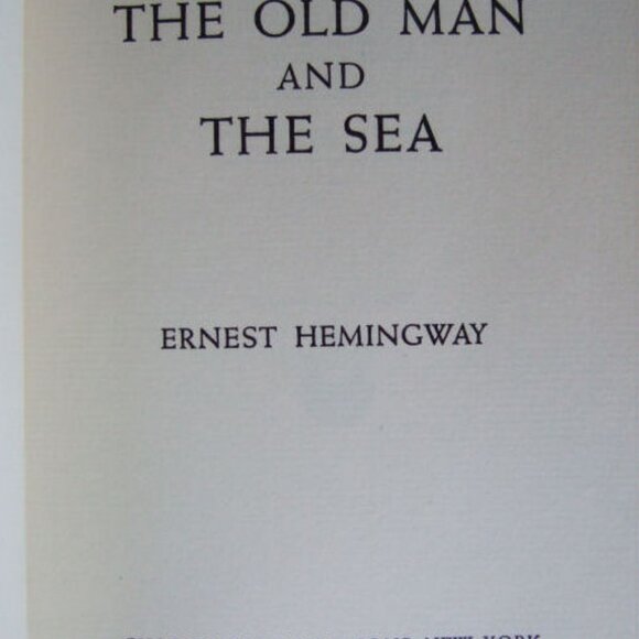 The OLD MAN And The SEA by Ernest Hemingway True First Edition 1952 - Picture 5 of 11